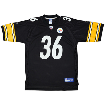 2002-04 Pittsburgh Steelers Bettis #36 Reebok Maillot domicile On Field - 9/10 - (L)
