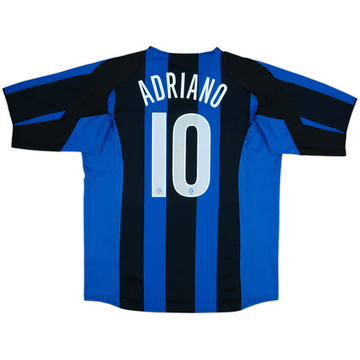 2004-05 Inter Milan Maillot domicile Adriano #10 - 8/10 - (XL)