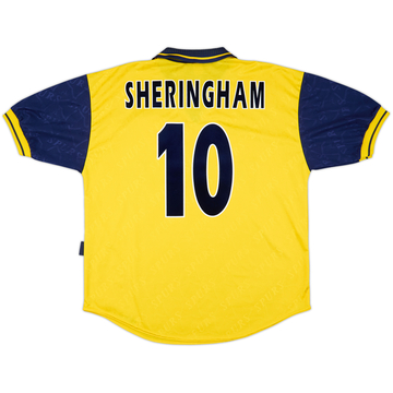 1995-97 Tottenham Maillot third Sheringham #10 - 8/10 - (L)