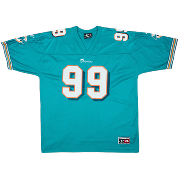 1997-99 Miami Dolphins Taylor #99 Logo Athletic Maillot domicile - 7/10 - (XL)
