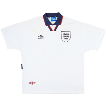 1993-95 England Maillot Domicile - 8/10 - (XL)