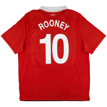 2010-11 Manchester United Maillot domicile Rooney #10 - 6/10 - (XXL)