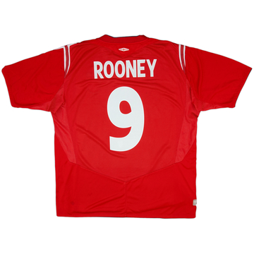 2004-06 England Maillot extérieur Rooney #9 - 6/10 - (XL)