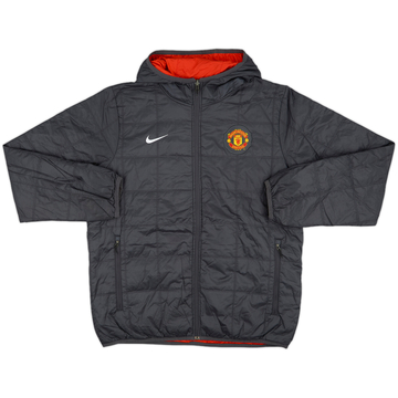 2010-11 Manchester United Nike Doudoune de banc réversible - 8/10 - (L)