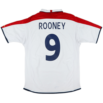 2003-05 England Maillot domicile Rooney #9 - 7/10 - (M)