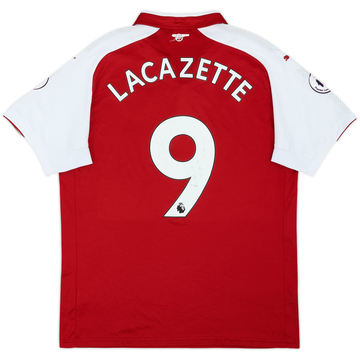 2017-18 Arsenal Maillot Domicile Lacazette #9 - 7/10 - (L)