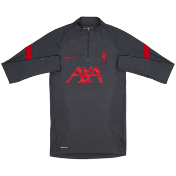 2020-21 Liverpool Nike Vaporknit Haut d'entraînement 1/4 zip - 8/10 - (S)