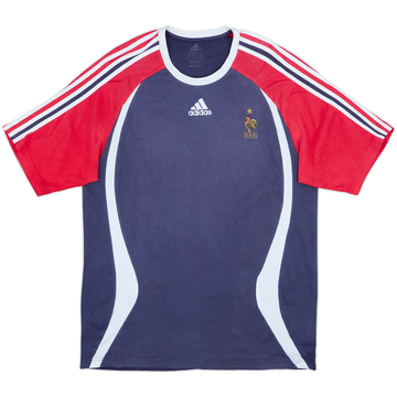 2005-06 France adidas Tee en coton - 5/10 - (L/XL)
