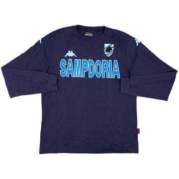 2006-07 Sampdoria Kappa L/S T-shirt en coton - 8/10 - (XL)