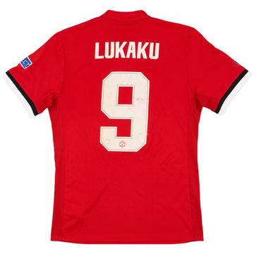 2017-18 Manchester United Maillot domicile Lukaku #9 - 6/10 - (S)