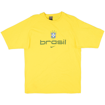 2002 Brazil Nike T-shirt coton - 9/10 - (M)