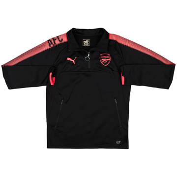 2017-18 Arsenal Puma Haut d'entraînement quart de zip - 8/10 - (S)
