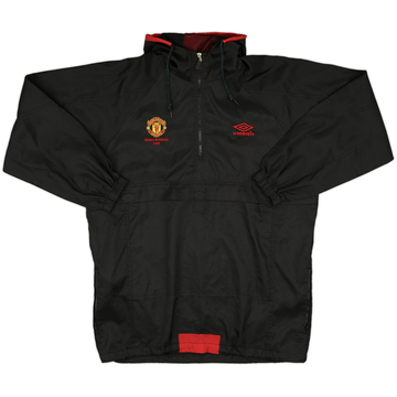 1999-00 Manchester United Umbro Veste de pluie 1/4 Zip à capuche - 9/10 - (XL)