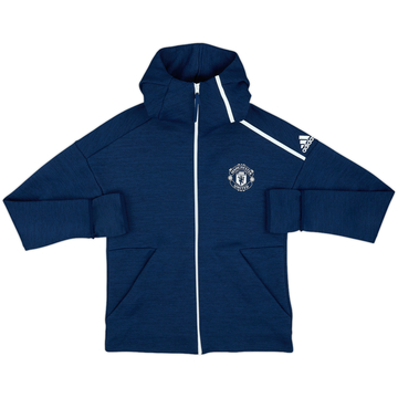 2018-19 Manchester United adidas Veste de survêtement à capuche - 8/10 - (M)