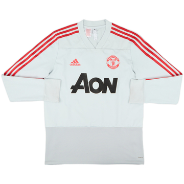 2018-19 Manchester United adidas Sweat - 8/10 - (XL.Boys)