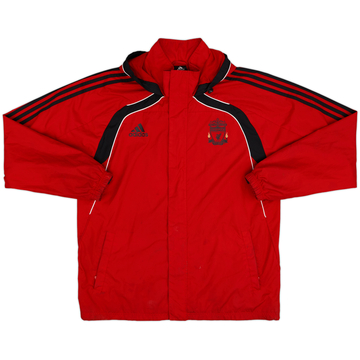 2010-11 Liverpool adidas Veste de pluie à capuche - 7/10 - (L/XL)