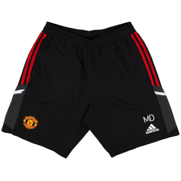 2022-23 Manchester United adidas Short d'entraînement Staff MD - 9/10 - (M)