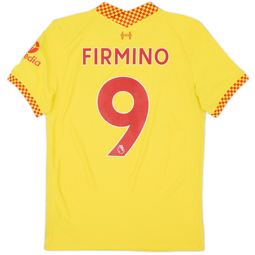 2021-22 Liverpool Maillot Third Authentique Firmino #9 - 10/10 - (S)