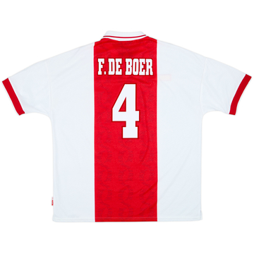 1998-99 Ajax Maillot domicile F. De Boer #4 - 10/10 - (XXL)