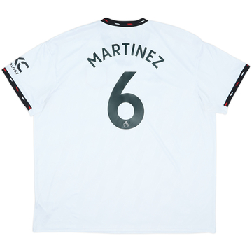 2022-23 Manchester United Maillot extérieur Martinez #6 - 8/10 - (3XL)