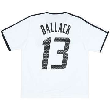 2004-05 Germany Maillot Domicile Basique Ballack #13 - 6/10 - (M)