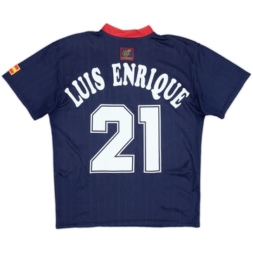 1996-98 Spain Maillot extérieur L.Enrique #21 - 7/10 - (S)