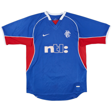 2001-02 Rangers Maillot Domicile - 8/10 - (XL.Boys)