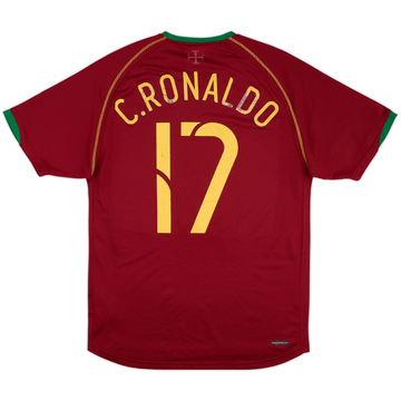 2006-08 Portugal Maillot domicile C.Ronaldo #17 - 6/10 - (M)