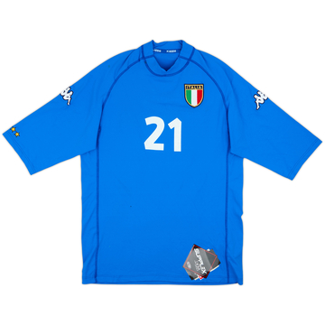 Maillot domicile Italy version joueur 2000-01 #21 (L)