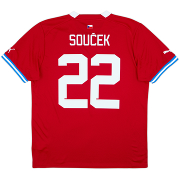 2022-23 République Tchèque Maillot domicile Soucek #22 (L)