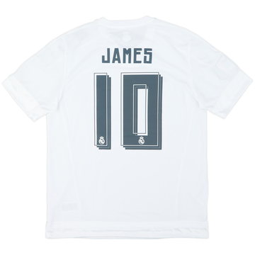 2015-16 Real Madrid Maillot Domicile James #10 (L)