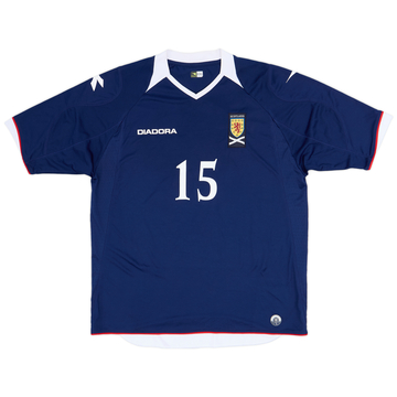 2008-09 Scotland Maillot Domicile #15 - 9/10 - (XXL)