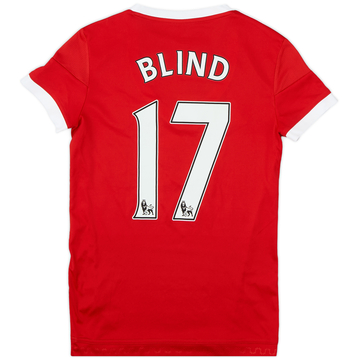 2015-16 Manchester United Maillot Domicile Blind #17 - 9/10 - (Femme S)
