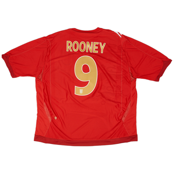 2006-08 England Maillot extérieur Rooney #9 - 7/10 - (3XL)
