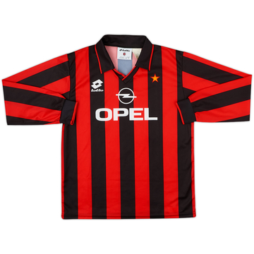 1994-95 AC Milan Maillot Domicile manches longues - 10/10 - (XL.Boys)