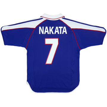 2000-01 Japan Maillot Domicile Nakata #7 - 8/10 - (L)