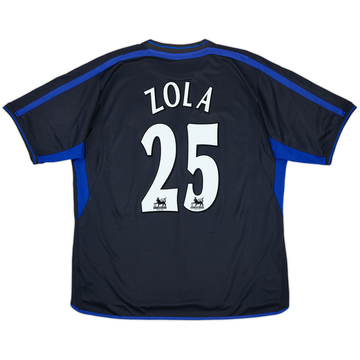 2002-04 Chelsea Maillot extérieur Zola #25 - 8/10 - (XXL)