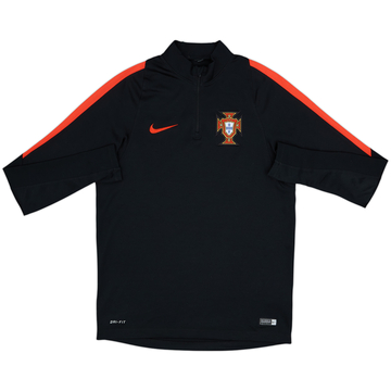 2017-18 Portugal Nike Haut d'entraînement 1/4 Zip - 8/10 - (M)