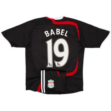 2007-08 Liverpool Maillot et short third Babel #19 - 7/10 - (S.Boys)