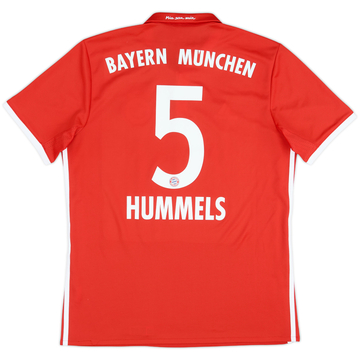 2016-17 Bayern Munich Maillot Domicile Hummels #5 - 10/10 - (M)