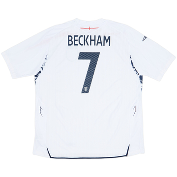 2007-09 England Maillot domicile Beckham #7 - 10/10 - (3XL)