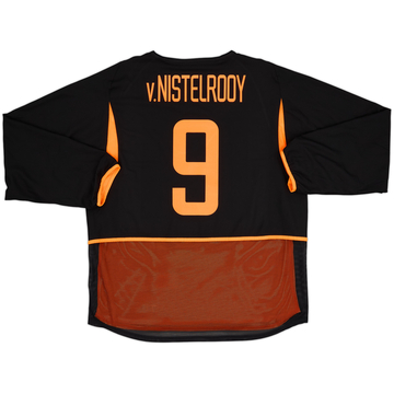 2002-04 Netherlands Maillot Extérieur ML Version Joueur V.Nistelrooy #9 - 10/10 - (XL)