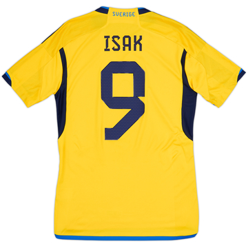 2022-23 Sweden Maillot Domicile Isak #9 - 7/10 - (S)