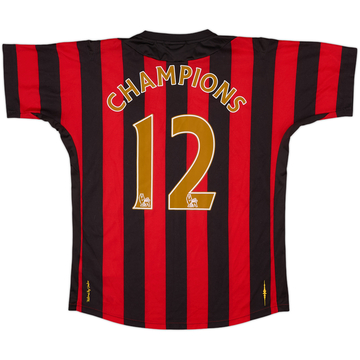2011-12 Manchester City Maillot extérieur Champions #12 - 7/10 - (M)