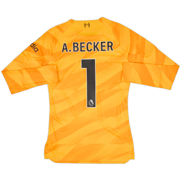 2023-24 Liverpool Maillot GK A.Becker #1 - 10/10 - (S)