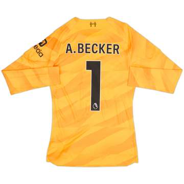 2023-24 Liverpool Maillot GK A.Becker #1 - 10/10 - (S)