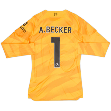 2023-24 Liverpool Maillot GK A.Becker #1 - 8/10 - (S)