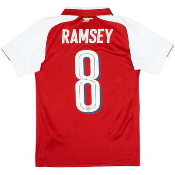 2017-18 Arsenal Maillot domicile Ramsey #8 S femme