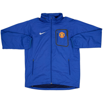 2011-12 Manchester United Nike Hooded Chaqueta impermeable - 7/10 - (L)