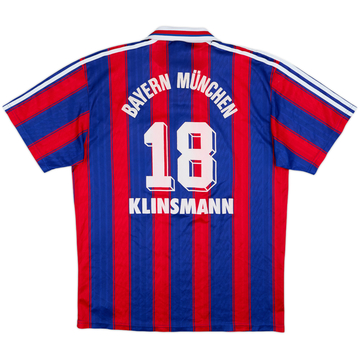 1995-97 Bayern Munich Maillot Domicile Klinsmann #18 - 7/10 - (L)